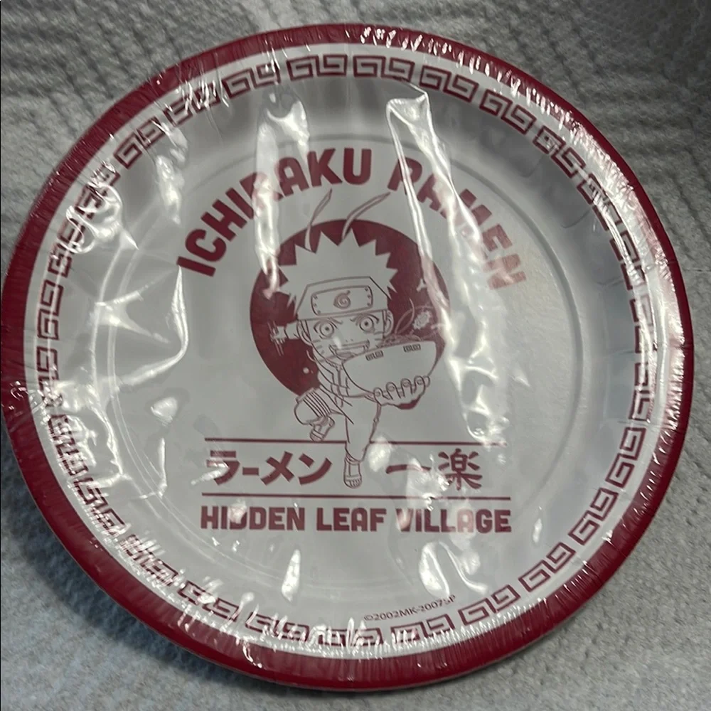 Ichiraku Ramen Themed Paper Plates